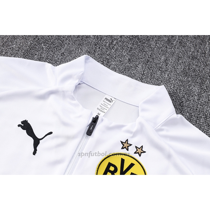 Chandal de Sudadera del Borussia Dortmund 2022-2023 Blanco